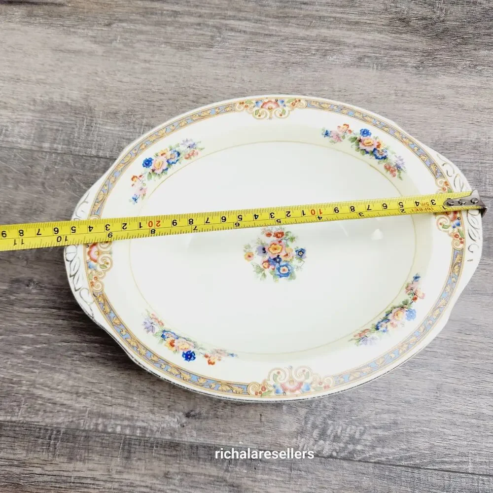 W.H. Grindley Marjorie Oval vegatable Bowl 10
